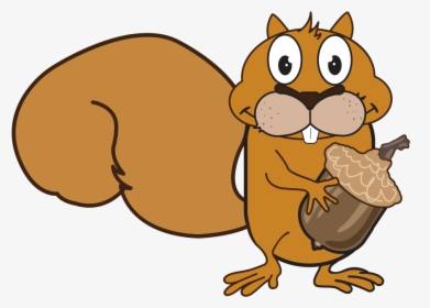 Transparent Cartoon Squirrel Png - Cartoon Characters With Rabbit Teeth, Png Download, Free Download