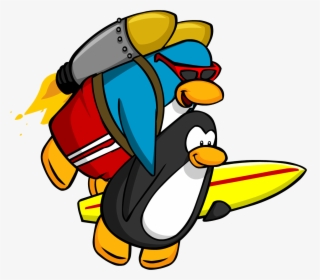 Catchin - Club Penguin Catchin Waves Jet Pack, HD Png Download, Free Download