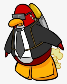 Club Penguin Reversed Wiki - Jetpack Guy Club Penguin, HD Png Download, Free Download