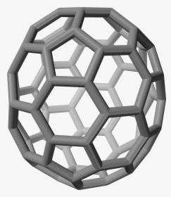 Fullerene C70 3d Sticks - Fullerene C70, HD Png Download, Free Download