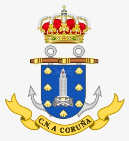 The City Crest Of A Coruña - Coat Of Arms Of Barcelona, HD Png Download, Free Download