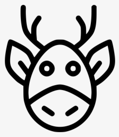 Rein Deer Santa Animal New Year Claus, HD Png Download, Free Download