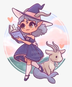 Transparent Cute Witch Clipart - Naomi Lord Art Witch, HD Png Download, Free Download