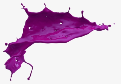 Purple Paint Splash Png, Transparent Png, Free Download