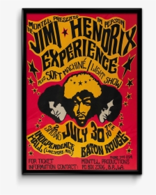 Jimmy Hendrix Vintage Concert Poster, HD Png Download, Free Download