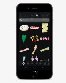 Snapchat Stikers - Smartphone, HD Png Download, Free Download