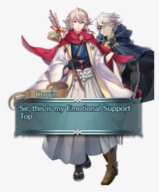 Corrin Saying “sir, This Is My Emotional Support Top - Fire Emblem Heroes Corrin, HD Png Download, Free Download