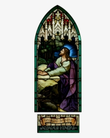 Stjohnsashfield Stainedglass Gethsemane - Agony Jesus Garden Stained Glass, HD Png Download, Free Download