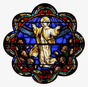 Stjohnsashfield Stainedglass Central Top - Stanied Glass Png, Transparent Png, Free Download
