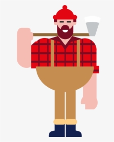 Clip Art Lumberjack Png - Lumberjack Clipart, Transparent Png, Free Download