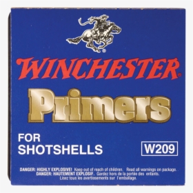 Winchester Shotgun Shell Primer - Winchester 209 Muzzleloader Primers, HD Png Download, Free Download