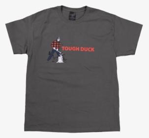 Tough Duck Short Sleeve Lumberjack T-shirt Charcoal - T-shirt, HD Png Download, Free Download