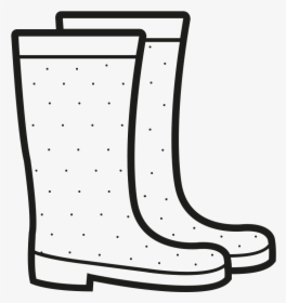 Amazing Rain Bootsing Page Boot Clipart For Free Download - Rubber Boots Clipart Black And White, HD Png Download, Free Download
