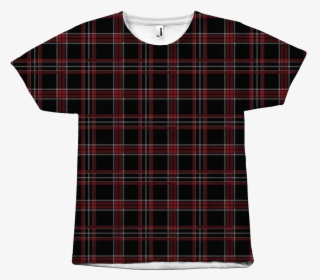 Lumberjack Red Plaid All Over T-shirt"  Class= - Plaid, HD Png Download, Free Download