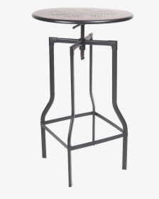 Furniture Table Metal And Scenic Bar Kitchen Chairs - Bar Stool, HD Png Download, Free Download