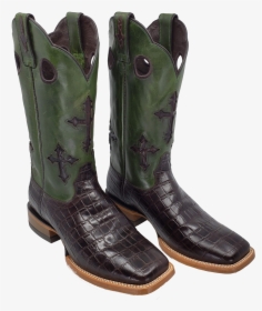 Ariat Ranchero Chocolate Gator Boots - Outdoor Shoe, HD Png Download, Free Download