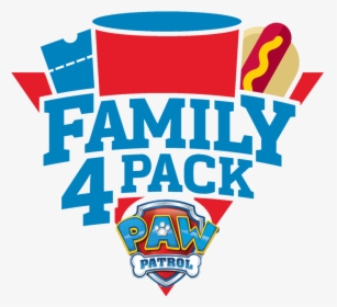 Transparent Blue Paw Png - Family Four Pack, Png Download, Free Download