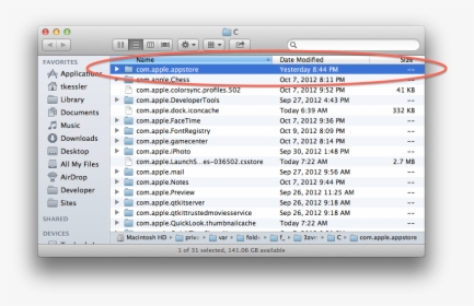 App Store Cache In Os X - Zoom H6 File Structure, HD Png Download, Free Download