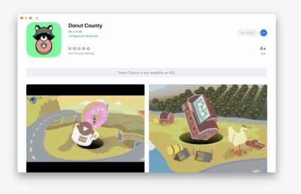 Transparent Available On The App Store Png - Donut County, Png Download, Free Download