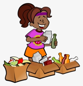 Woman, Girl, Black, Female, Rubbish, Recycling, Recycle, HD Png Download, Free Download