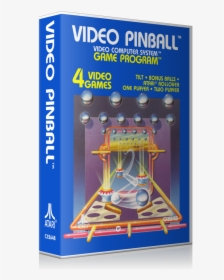 Video Pinball Atari 2600 Game Cover To Fit A Ugc Style, HD Png Download, Free Download