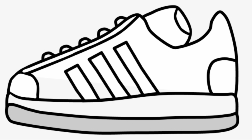 Sneakers, Tennis Shoes, Black And White Stripes, HD Png Download, Free Download
