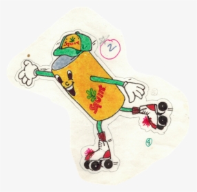 1980s Squirt Ad Can Man Stickers 2, HD Png Download, Free Download