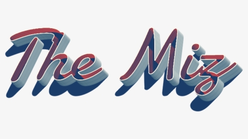 The Miz 3d Letter Png Name, Transparent Png, Free Download