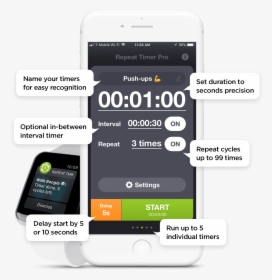 Repeat Timer Pro Simple, HD Png Download, Free Download