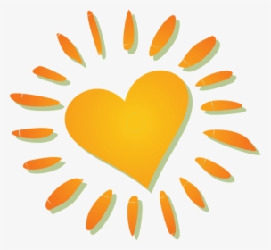 Sun Heart Transparent Snv, HD Png Download, Free Download