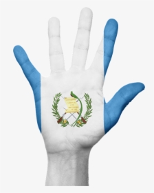 Guatemala, Flag, Hand, National, Fingers, Patriotic, HD Png Download, Free Download