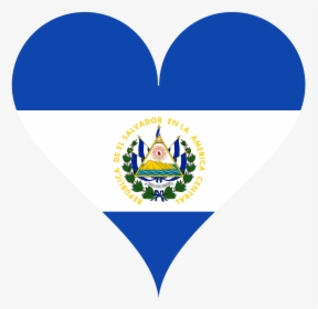 Flag Heart Salvador Free Image, HD Png Download, Free Download