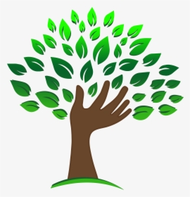 Hand Tree Png Clipart, Transparent Png, Free Download