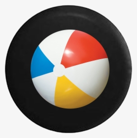 Jeep Liberty Spare Tire Cover With Beach Ball Print, HD Png Download, Free Download