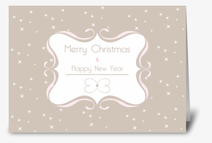 Merry Christmas & Happy New Year Greeting Card, HD Png Download, Free Download