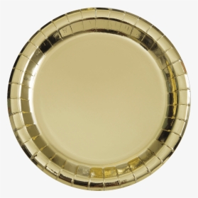 Gold Foil Paper Plates, HD Png Download, Free Download