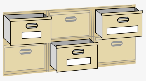 Drawing File Filing Cabinet, HD Png Download, Free Download