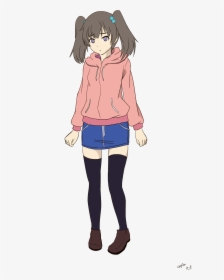 Cute Anime Girl Png, Transparent Png, Free Download