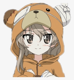 Anime Girl Clipart Bear, HD Png Download, Free Download