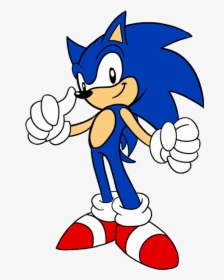 How To Draw Sonic The Hedgehog, HD Png Download, Free Download