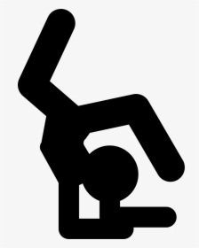 Artistic Gymnast Silhouette, HD Png Download, Free Download