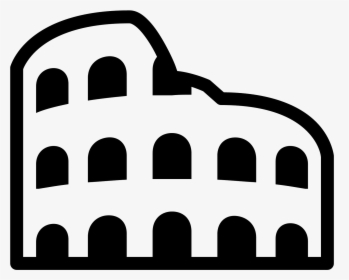 The Roman Colosseum Viewed From The Side, Long Abandoned, HD Png Download, Free Download