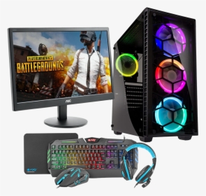 Hst All In One Pubg Ryzen 5 2600 Gaming Pc Bundle", HD Png Download, Free Download