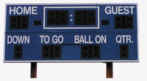 Football Scoreboard Clipart , Png Download, Transparent Png, Free Download