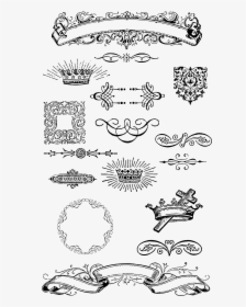 Collection Of Free Flourish Vector Art Nouveau, HD Png Download, Free Download
