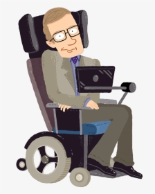 Professor Stephen Hawking Smiling, HD Png Download, Free Download