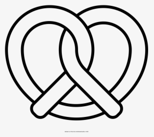 Vector Stock Pretzel Clipart Black And White, HD Png Download, Free Download