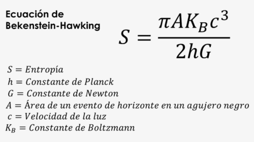 Ecuación Bekenstein Hawking, HD Png Download, Free Download
