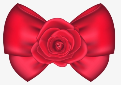 Decorative Bow With Rose Png Clipart Picture Clipart, Transparent Png, Free Download