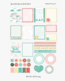Spring Printable Erin Condren Planner Stickers, HD Png Download, Free Download